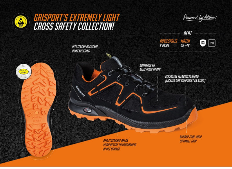 Grisport Safety Cross Serena / 33600 Dames Laag S3
