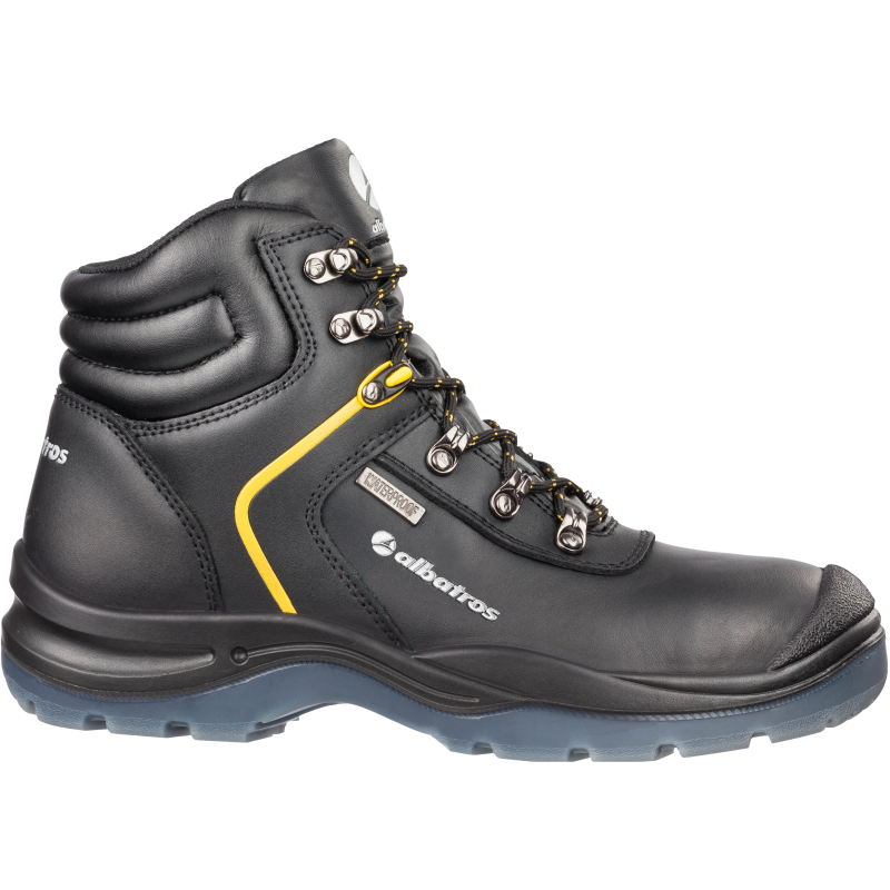Albatros Gravity CTX Mid S3 631120 Zwart/Geel productfoto WerkschoenenXL