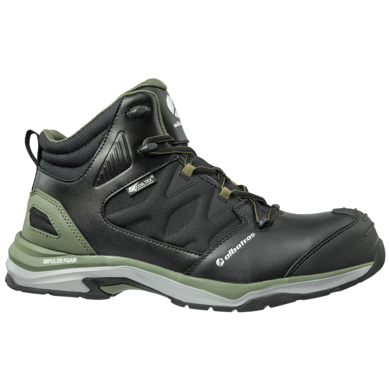 Albatros Ultratrail CTX Mid S3 636220 Zwart/Olijf productfoto WerkschoenenXL