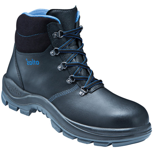 Atlas Schoen TX 84 Hoog S2 W12 Zwart/Blauw productfoto WerkschoenenXL