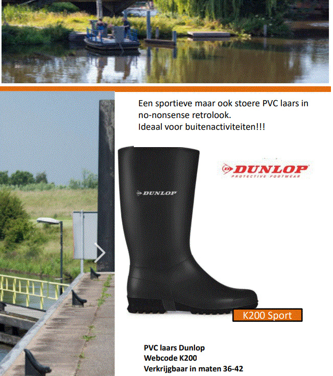 Dunlop K200111 PVC Sportlaars Zwart