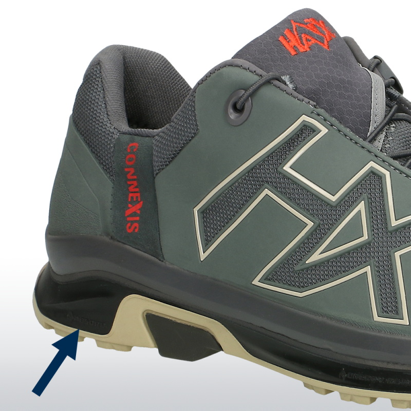 Haix Connexis Go 2.0 GTX laag blauw-oranje 360023