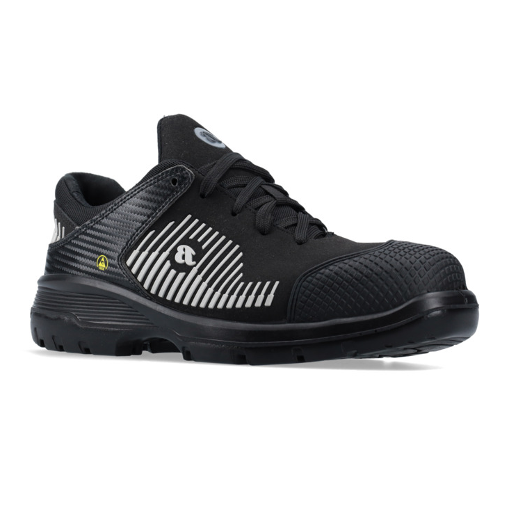 Bata Goal Black Laag S3 + KN Zwart productfoto WerkschoenenXL