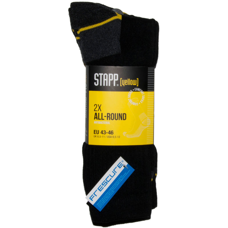 Stapp Yellow All Round 2-Pack Sokken 4410