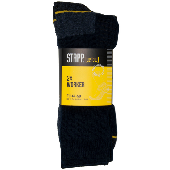 Stapp Yellow Worker 2-Pack Sokken