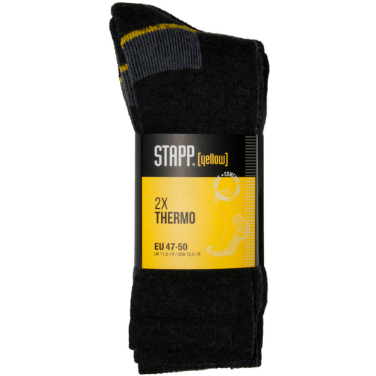 Stapp Yellow Thermo 2-pack Sokken 4420