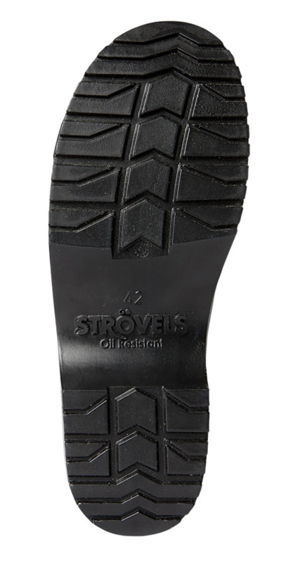 Strovels 304 Dichte Hak klomp PU zool Zwart