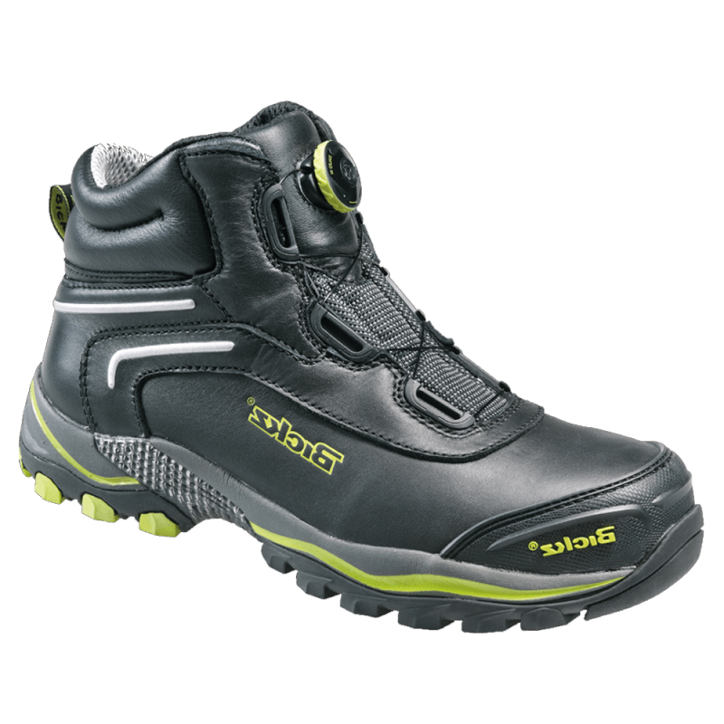 Bata Bickz Hoge Veiligheidsschoen 305  BOA S3 Zwart/Geel productfoto WerkschoenenXL