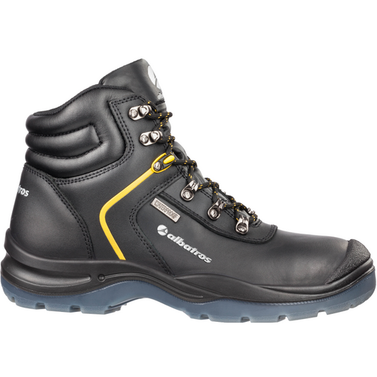 Albatros Gravity CTX Mid S3 631120 Zwart/Geel productfoto WerkschoenenXL