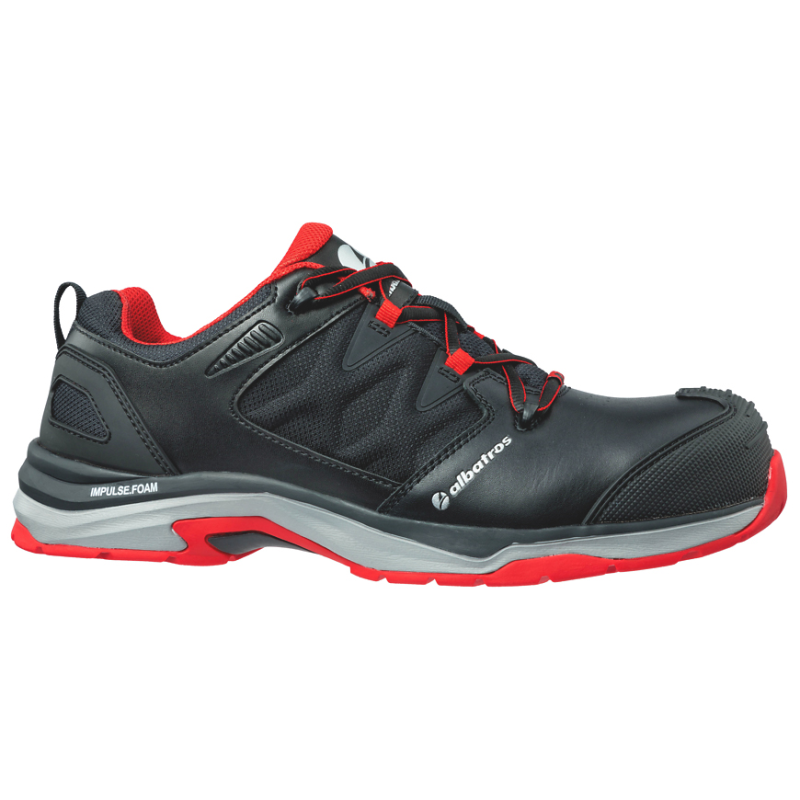 Albatros Ultratrail Laag S3 646200 Zwart/Rood productfoto WerkschoenenXL