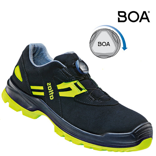 Atlas Schoen Flash 5255 BOA S3 Zwart/Geel productfoto WerkschoenenXL