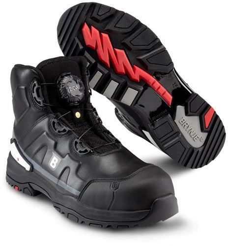 Brynje Schoen Storm S3 SRC BOA 657 Zwart productfoto WerkschoenenXL