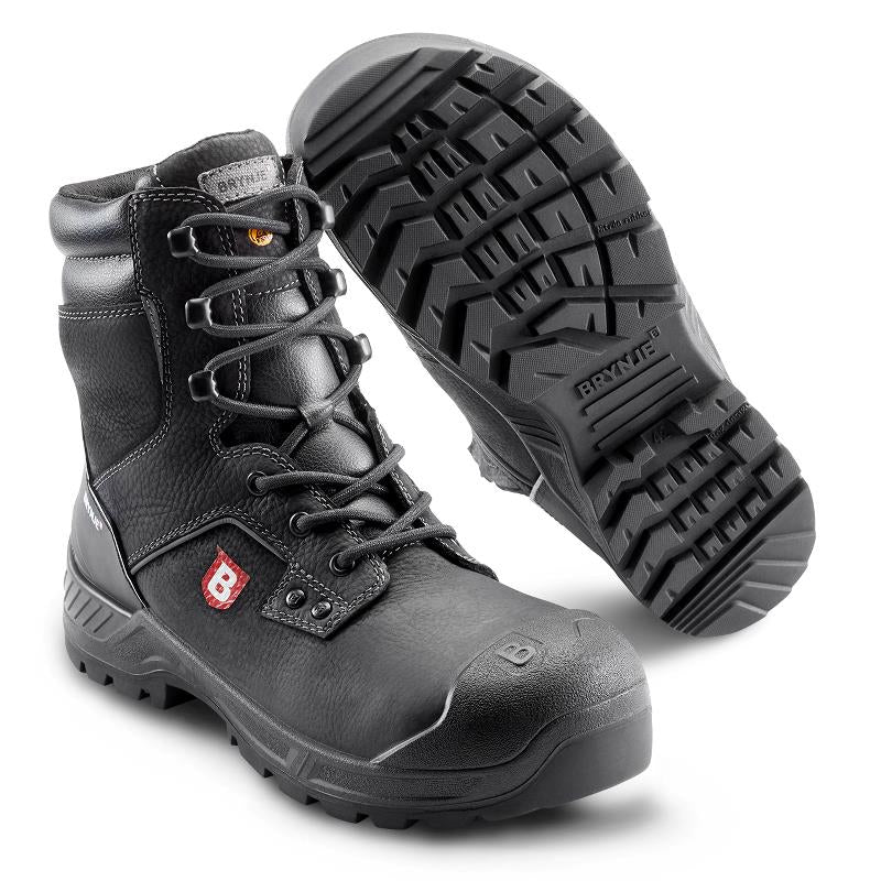 Brynje Breeze B-Dry Veterboot S3 SRC 433 Zwart productfoto WerkschoenenXL