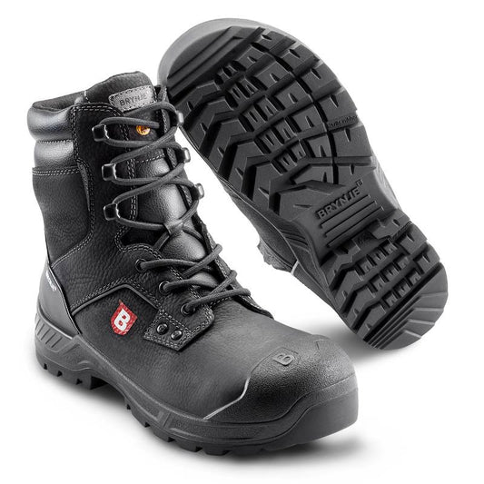 Brynje Breeze B-Dry Veterboot S3 SRC 433 Zwart productfoto WerkschoenenXL