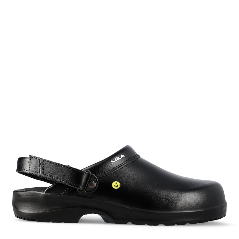 SIKA Fusion Clog ESD m. hielriempje OB SRC - 19467 Zwart