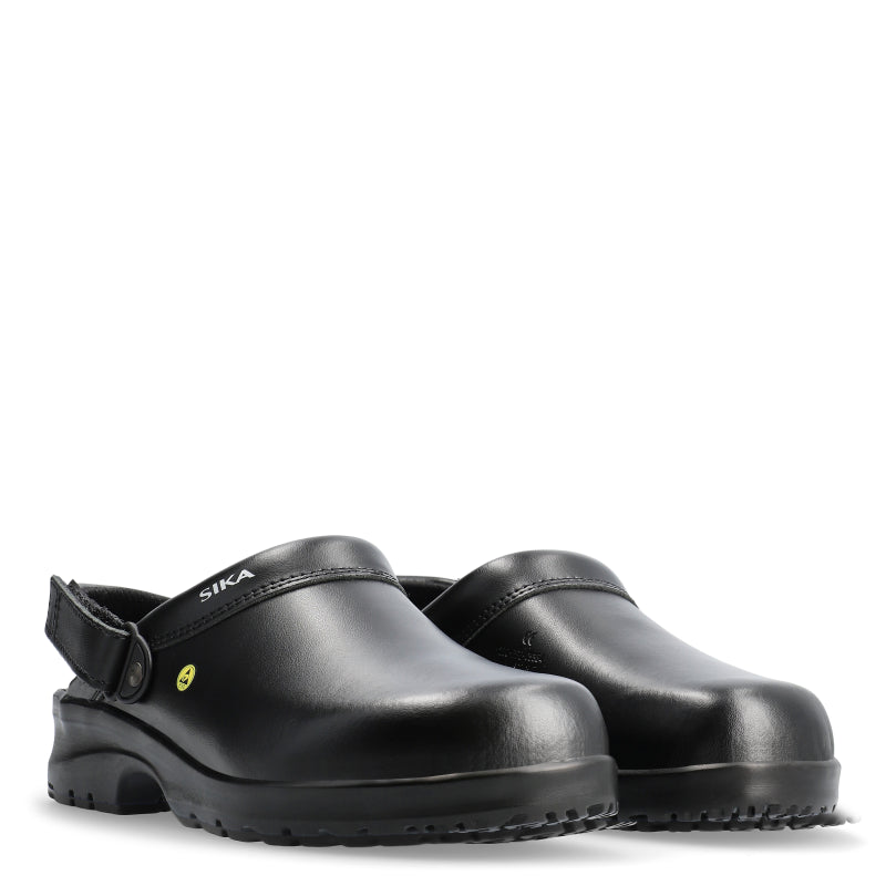 SIKA Fusion Clog ESD m. hielriempje OB SRC - 19467 Zwart