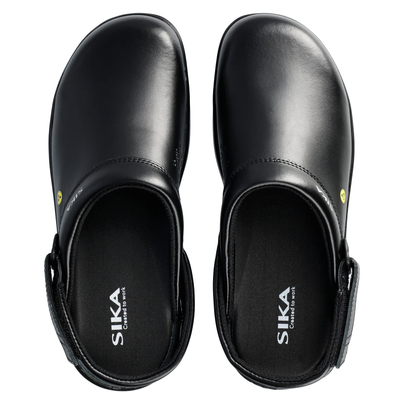 SIKA Fusion Clog ESD m. hielriempje OB SRC - 19467 Zwart