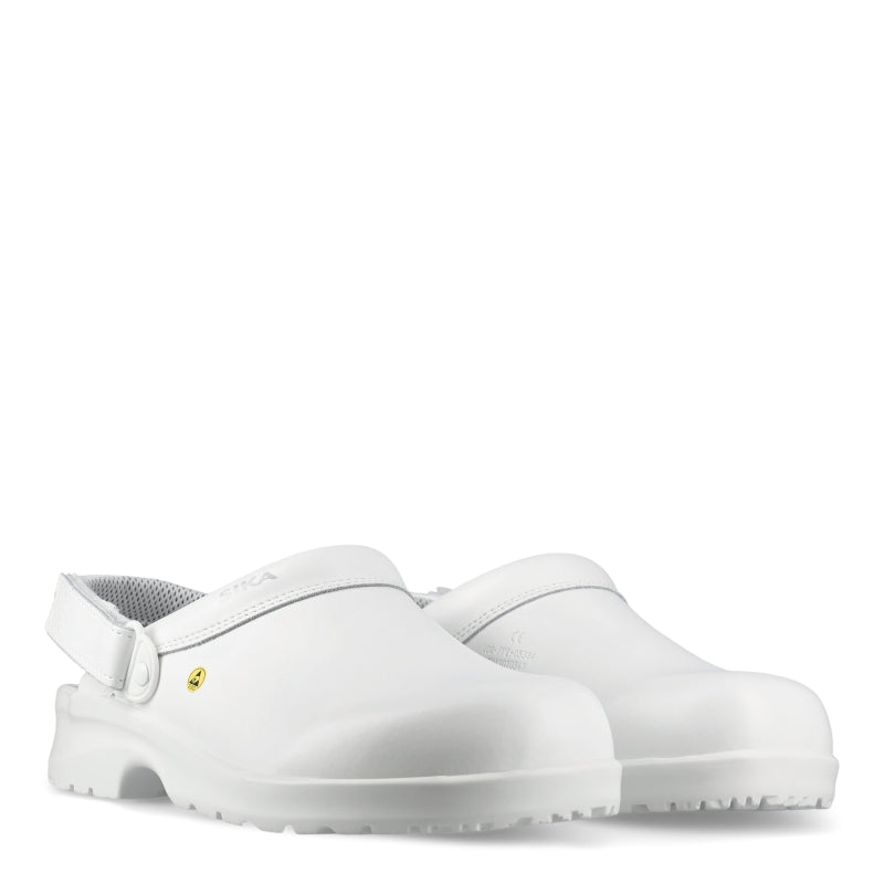 SIKA Fusion Clog ESD m. hielriempje OB SRC - 19467 Wit