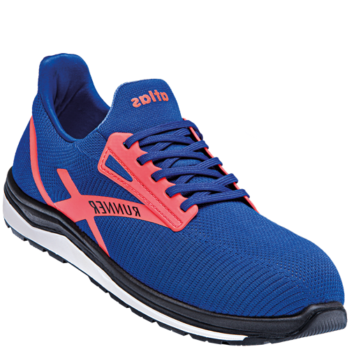 Atlas Schoen Runner 45 S1P Neon Blauw productfoto WerkschoenenXL