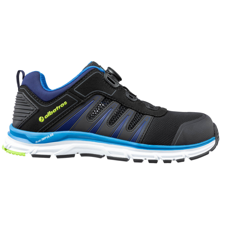 Albatros Breeze Impulse QL Laag S1P 647528 Zwart/Blauw productfoto WerkschoenenXL