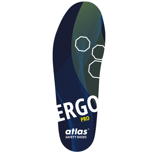 Atlas Ergo Pro Inlegzool Blauw/Geel productfoto WerkschoenenXL