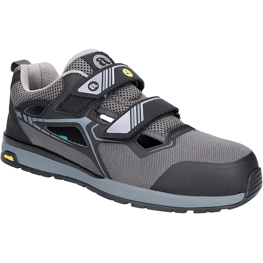 Bata Open Laag Sandaal S1P Grijs productfoto WerkschoenenXL
