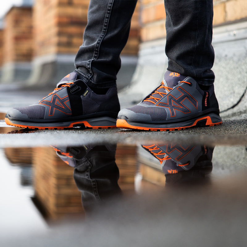 Haix Connexis Go GTX Laag Grey Orange 360001