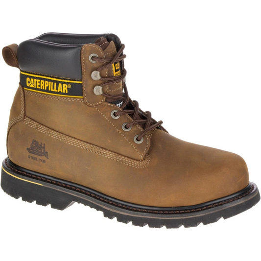 Cat Holton P708029 Goodyear Welted zool  S3 Donkerbruin productfoto WerkschoenenXL