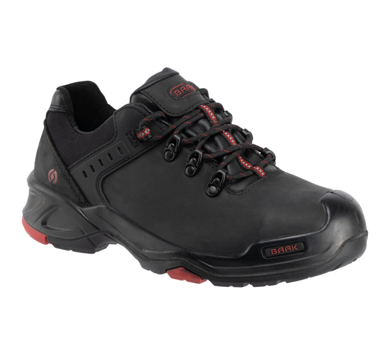 Baak Brook 6340 S3 (Dealers only) Zwart/Rood productfoto WerkschoenenXL