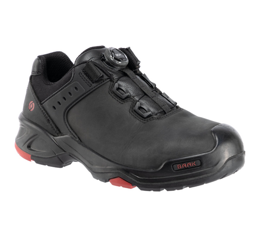 Baak Brax 6342 S3 (Dealers only) Zwart/Rood productfoto WerkschoenenXL