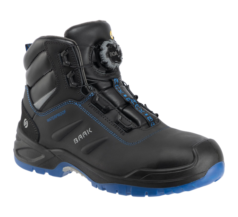 Baak Hunter BOA 7323 S3 (Dealers only) Zwart/Blauw productfoto WerkschoenenXL