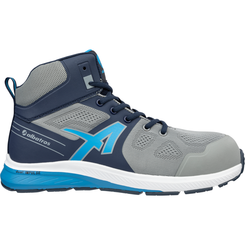 Albatros Vortex Impulse Mid S1PS 636410 Grijs/Blauw productfoto WerkschoenenXL