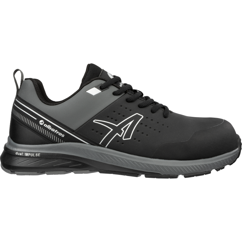 Albatros Vigor 2 Impulse Black Low S3S 646400 Grijs productfoto WerkschoenenXL