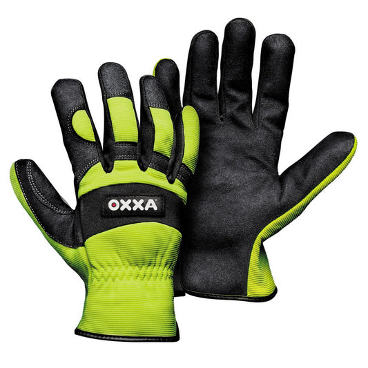 OXXA X-Mech-Thermo 51-615 zw/fl. geel Handschoenen