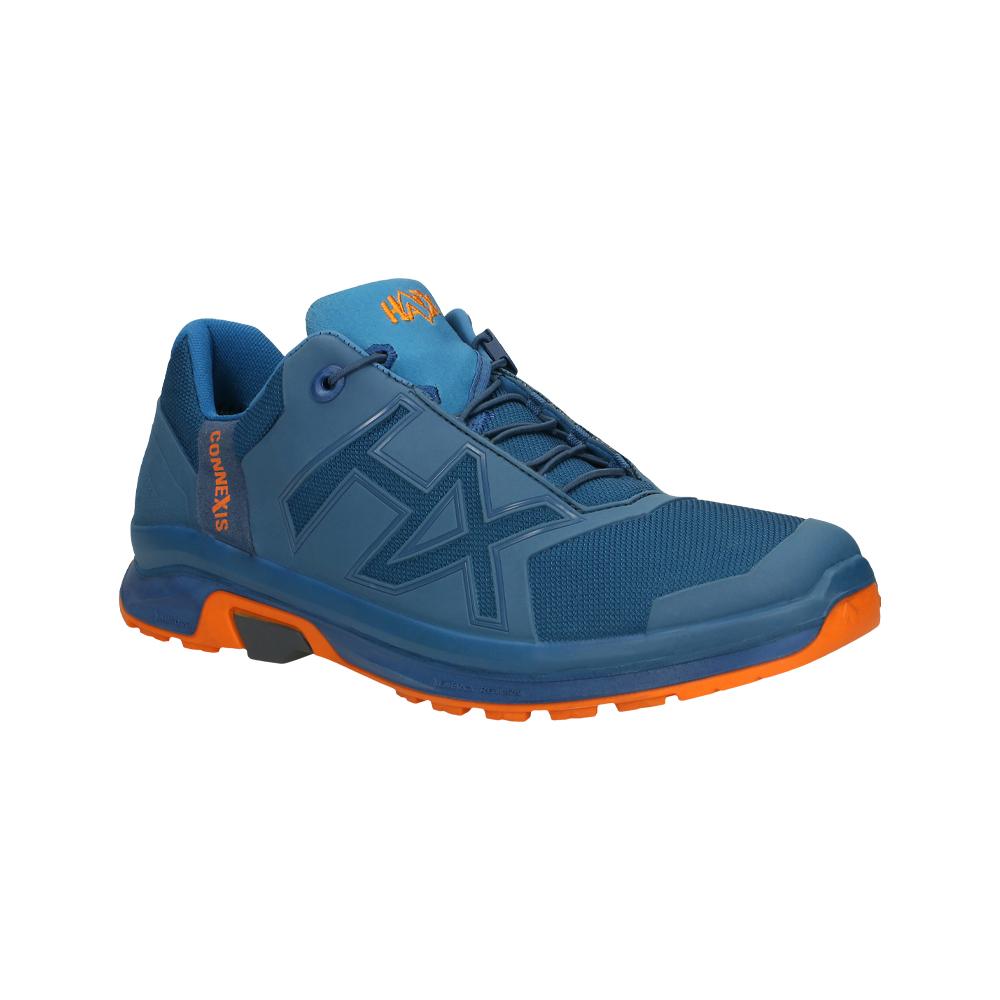 Haix Connexis Go 2.0 GTX laag blauw-oranje 360023