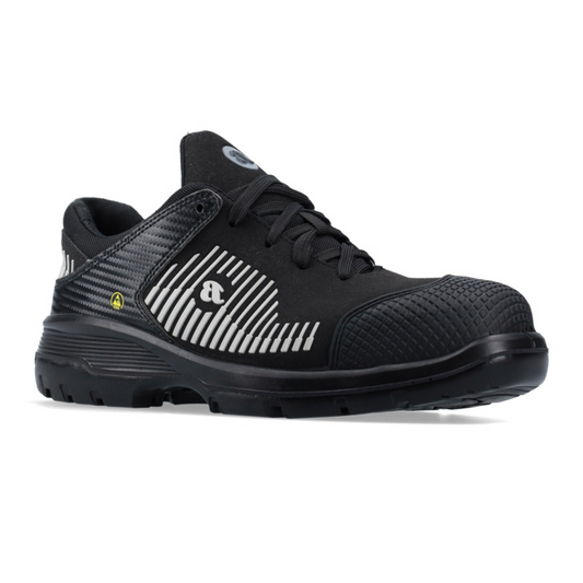 Bata Goal Black Laag S3 + KN Zwart productfoto WerkschoenenXL