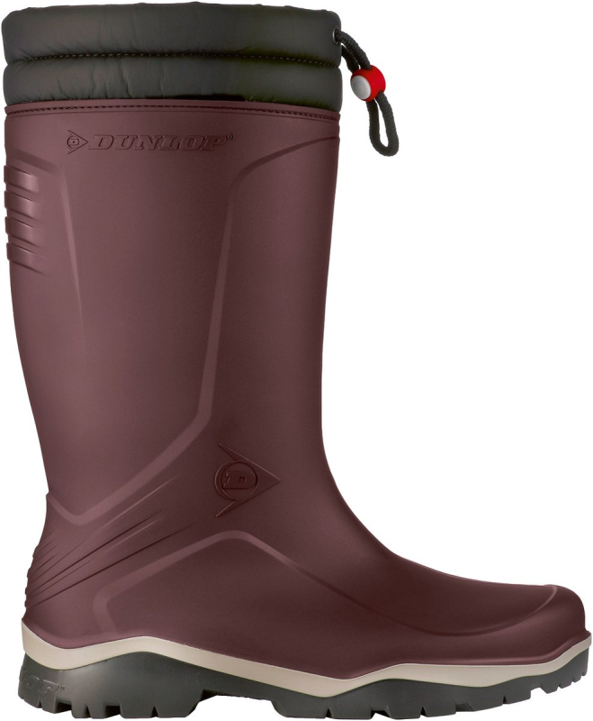 Dunlop MU0K45 Blizzard Gevoerde laars PVC Bordeauxrood