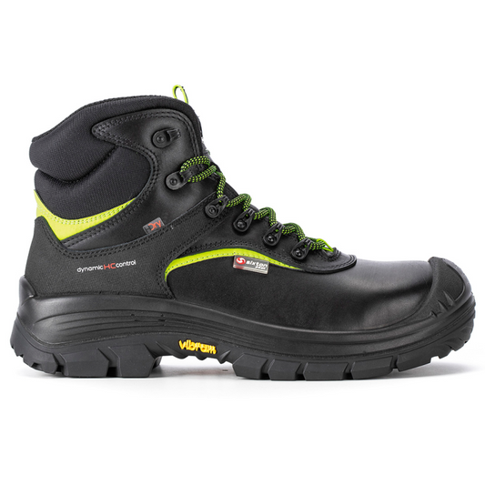 Sixton 89117-15 Eldorado Hoog S3 Hdry Zwart/Limoen
