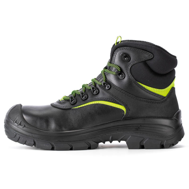 Sixton 89117-15 Eldorado Hoog S3 Hdry Zwart/Limoen