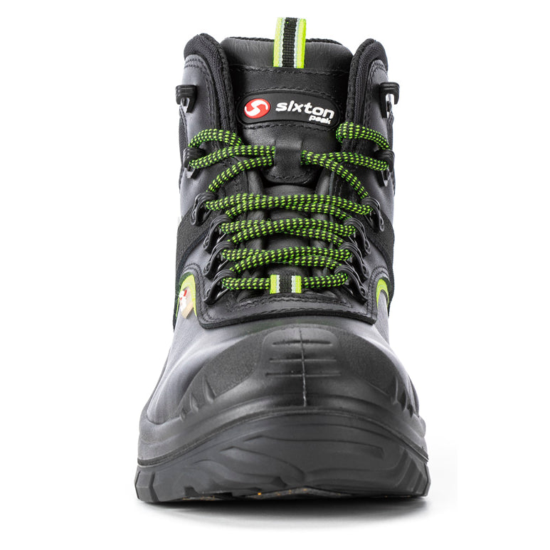Sixton 89117-15 Eldorado Hoog S3 Hdry Zwart/Limoen
