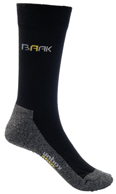 Baak Ultra Coolmax sok Zwart/Grijs productfoto WerkschoenenXL
