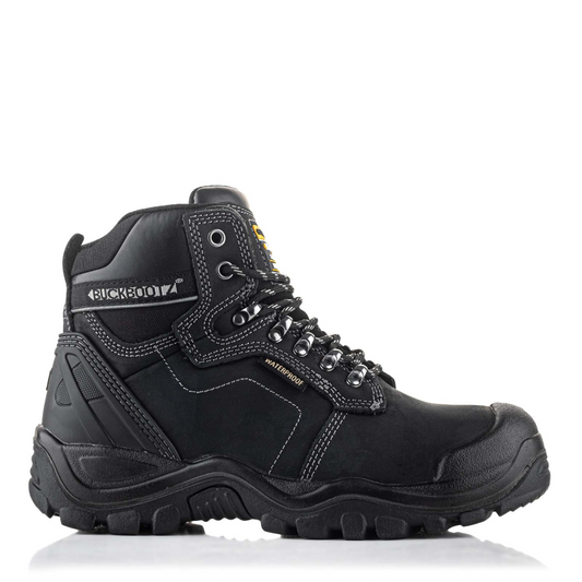 BuckBootz Schoen BSH009 Hoog S3 + KN Zwart